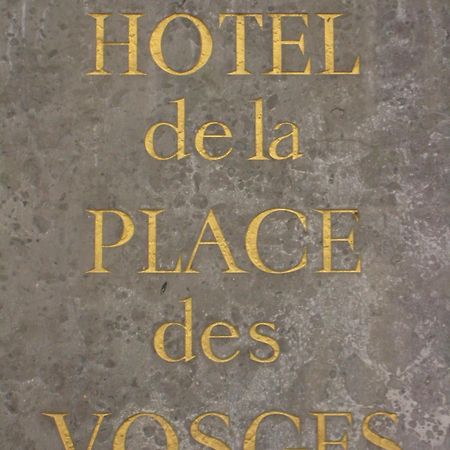 Boutique Hotel De La Place Des Vosges Paris Dış mekan fotoğraf